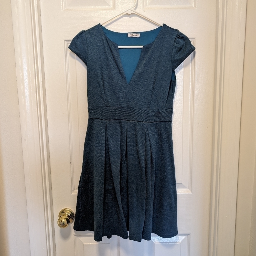 Modcloth | Meet Me At The Punch Bowl A-Line Dress in Oceanside | Size Small